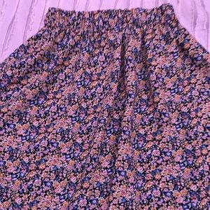 floral skirt